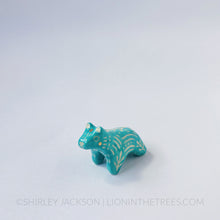 Turquoise Bear Totem