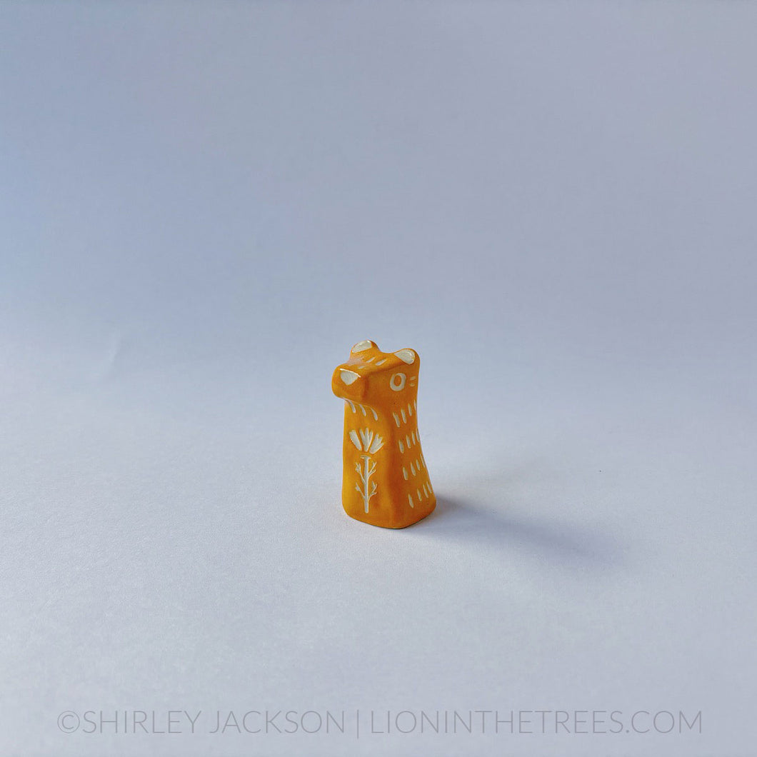 Orange Bear Totem