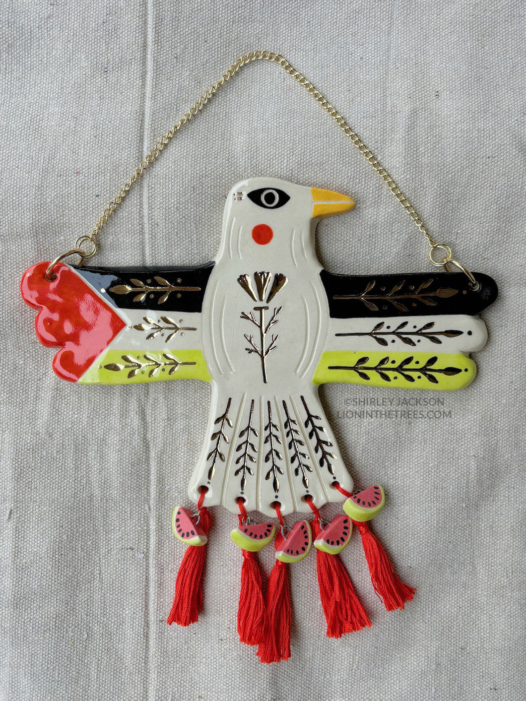 Peace for Palestine - Red Cheek - Wall Slab