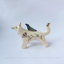 White Wolf and Raven Totem