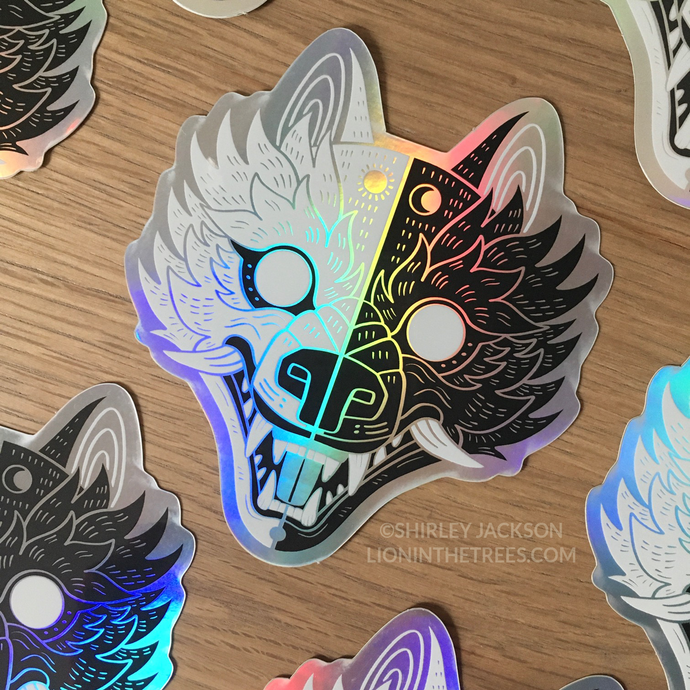STAY WILD - Rainbow Vinyl Sticker