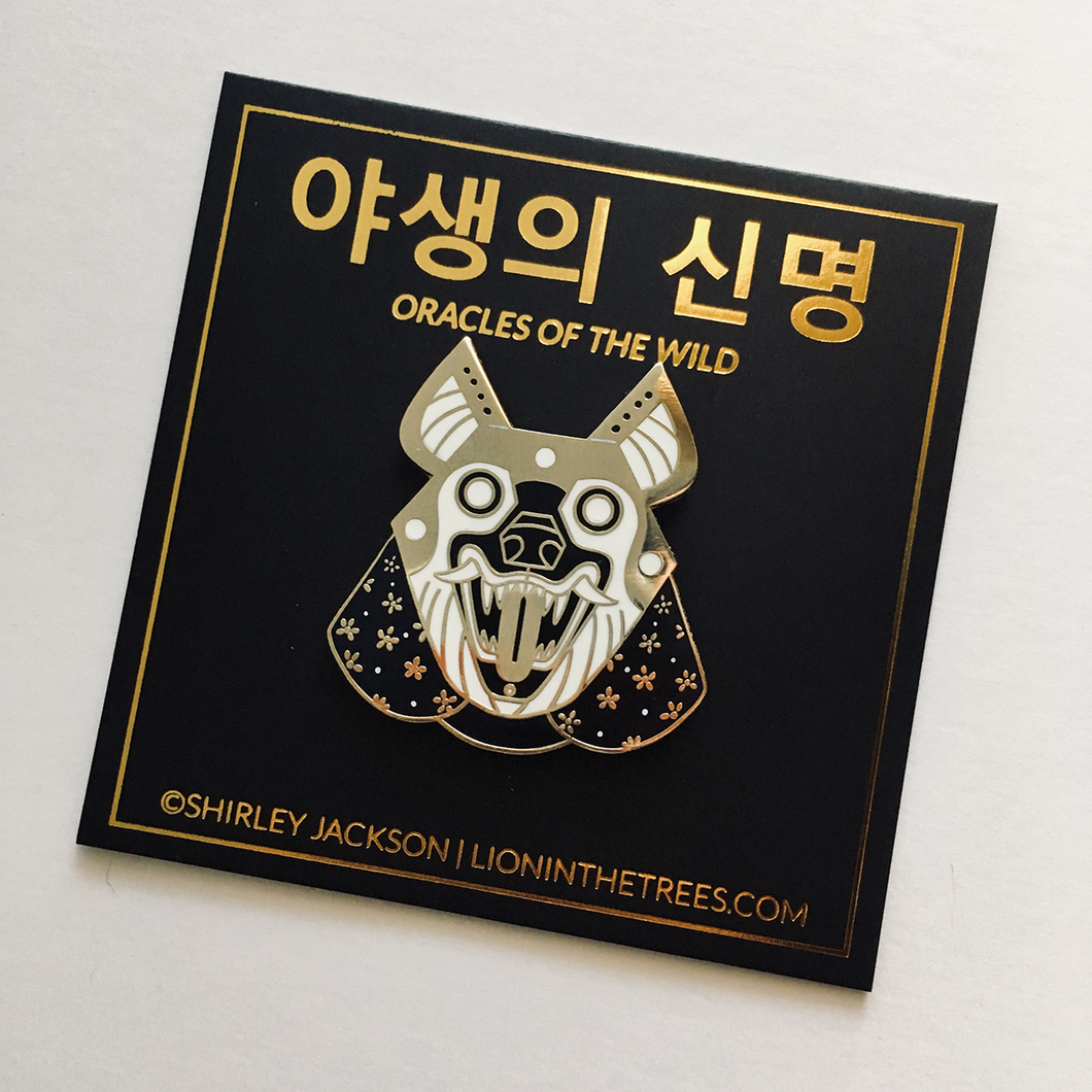 Oracles of the Wild - The Scavenger Enamel Pin