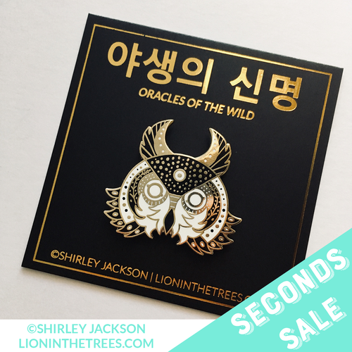 SECONDS SALE - Oracles of the Wild - The Sight Enamel Pin