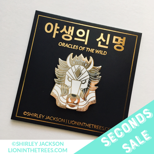 SECONDS SALE - Oracles of the Wild - The Wind Enamel Pin