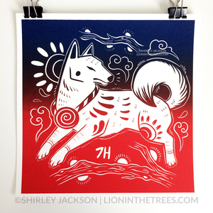Year of the Dog - Chinese Zodiac - Limited Edition Screen Print